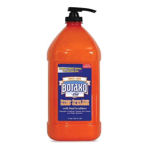 [2340006058] Boraxo Orange HDHC w/ Scrubbers, 3 Liter