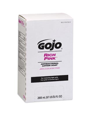 [7220-04] Gojo Pro™ 2000 Rich Pink Antibacterial Lotion Soap