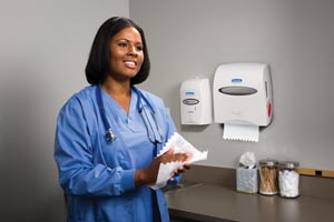 [92147] Kimberly-Clark Skin Care Dispenser, Electronic Cassette, White