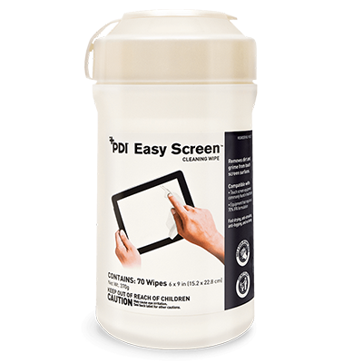 [P03672] PDI Easy Screen™ Cleaning Wipe, 6"x9", 70/canister