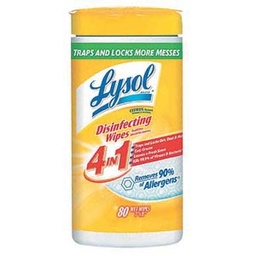 [58347182] Bunzl/Reckitt Lysol® Sanitizing Wipes, Citrus Scent, 80/bx