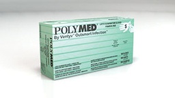 [PM102] Ventyv Polymed Latex Exam Glove, Small (6-6.5)