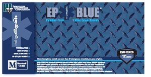 [181100] Innovative Dermassist® Ep Blue™ Powder-Free Latex Medical Gloves, Small