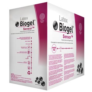 [30680] Molnlycke Biogel® Sensor™ Surgical Glove, Size 8, Sterile, Latex, Powder Free (PF)