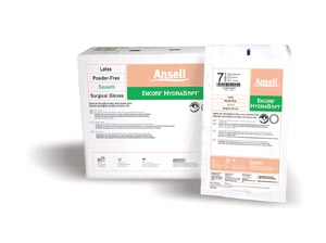 [2018675] Ansell Encore® Hydrasoft™ Powder-Free Sterile Surgical Gloves with Glycerol, Size 7&fr
