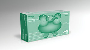 [10334101] Ventyv Nitrile Powder Free Exam Glove Plus 3.5 (Elephant), Violet Blue, Small