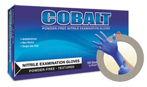 [N194] Microflex Cobalt® Powder-Free Nitrile Exam Gloves, Blue, X-Large