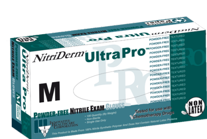 [188100] Innovative Nitriderm® EP Ultra Pro™ Nitrile Synthetic Powder-Free Exam Gloves, Small