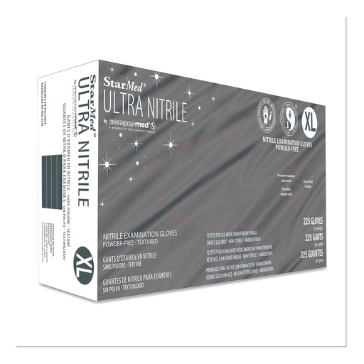 [SMTN255] Sempermed Starmed® Ultra Nitrile Exam Gloves, Powder Free (PF), X-Large