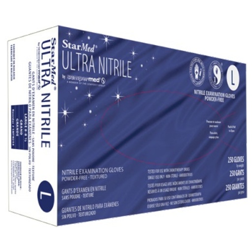 [SMTN254] Sempermed Starmed® Ultra Nitrile Exam Gloves, Powder Free (PF), Large