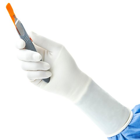 [20688255] Ansell Gammex® Non-Latex Powder-Free White Sterile PI Textured Surgical Gloves, Size 5½