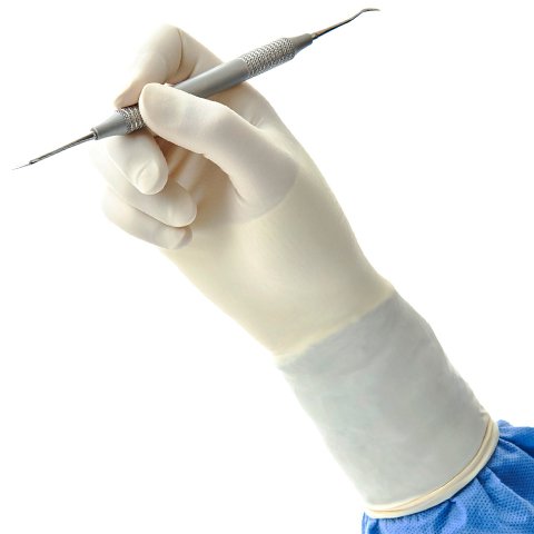 [20277280] Ansell Gammex Non-Latex Accelerator Free Beaded Sensitive Surgical Gloves, Size 8