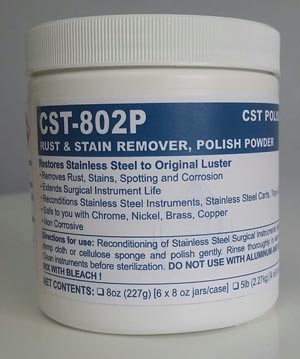 [CST-802P] Complete Solutions Medi-Sheen™ Stain & Rust Remover Polish Powder, 8 oz