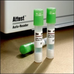 [1294-S] 3M™ Attest™ Rapid Readout Biological Indicator For EO, 4-Hour Readout, Green Cap, St