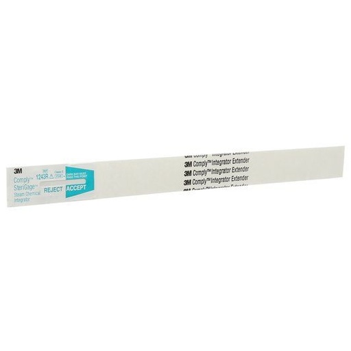 [1243RE] 3M™ Comply™ (Sterigage™) Chemical Integrators w/ Extender, 9" x 0.7"