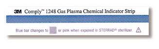[1248] 3M™ Comply™ Gas Plasma Chemical Indicator Strips, 13/16" x 4"
