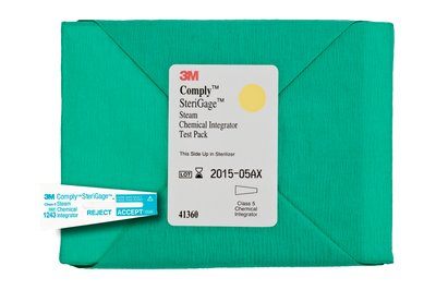 [41360] 3M™ Comply™ (Sterigage™) Chemical Integrator Test Pack with Steam Chemical Int