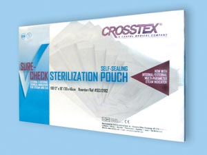 [SCL12152] Crosstex Sure-Check Sterilization Pouch, 12" x 15"