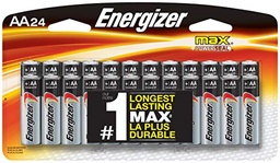[E91] Energizer Industrial Alkaline Battery, Max AA, 24/bx