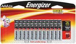 [E92] Energizer Industrial Alkaline Battery, Max AAA, 24/bx