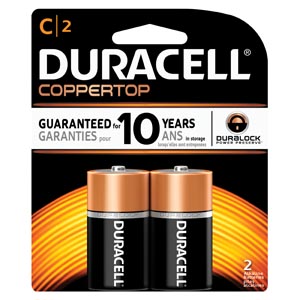 [MN1400B2Z] Duracell® Coppertop® Alkaline Retail Battery With Duralock Power Preserve™ Tech, S
