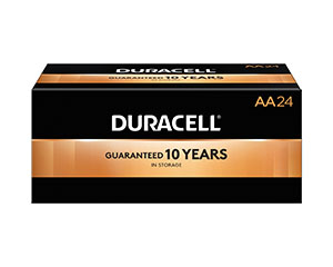 [MN1500BKD] Duracell® Coppertop® Alkaline Battery With Duralock Power Preserve™ Tech, Size AA