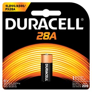 [PX28ABPK] Duracell® Medical Electronic Battery, Alkaline, Size 28A, 6V