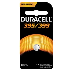 [D395/399PK] Duracell® Medical Electronic Battery, Size 395/399, 1.5V