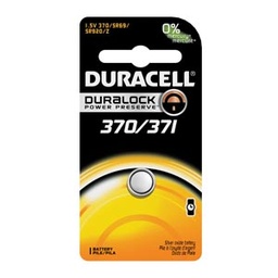 [D370/371BPK] Duracell® Medical Electronic Battery, Silver Oxide, Size 370/371, 1.5V