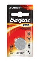 [ECR2032BP] Energizer Industrial Battery - Lithium, 3V Miniature Coin, 1/blister card, 6 cards/bx