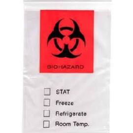 [4080] Medegen Specimen Transport Bag, 6" x 9", Clear, 2 mil