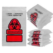 [49-96] Medegen Lab Safe™ Laboratory Specimen Collection Bags, 6" x 9", Zip Closure