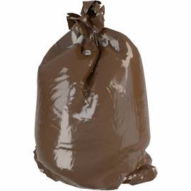 [T564] Medegen Polyethylene Can Liners, 38" x 45", Brown, 1.3 mil