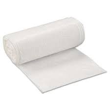 [X2690] Medegen Polyethylene Can Liners, 36" x 46", White, 0.74 mil