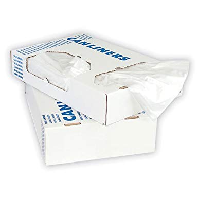 [1292R] Medegen Polyethylene Can Liners, 24" x 24", Clear, 0.8 mil