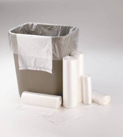 [RS242408N] Medegen Polyethylene Can Liners, 24" x 24", High Density, Clear, 8 mic