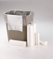 [4660] Medegen Polyethylene Can Liners, 40" x 46", Low Density, Clear, 0.7 mil