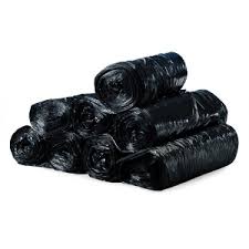 [29-22] Medegen Polyethylene Can Liners, 38&quot; x 58&quot;, High Density, Black, 22 mic