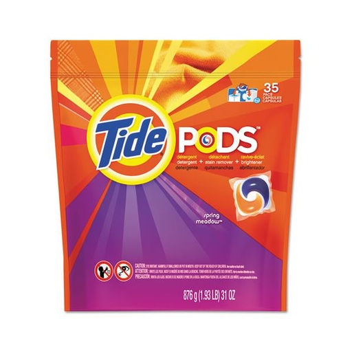 [3700093127] P&G Distributing Tide Pods Laundry Detergent, Spring Meadow, 35/pk