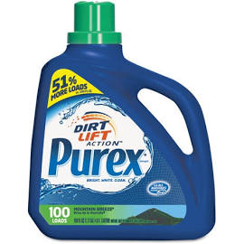 [2420005016] Dial® Purex Laundry Detergent, Ultra Concentrated, Liquid, Mountain Breeze, 150 oz