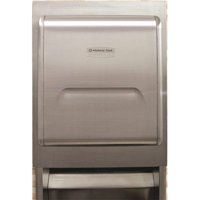 [43823] Kimberly-Clark Mod® Dispenser, Stainless Steel, Recessed Housing with Trim Panel