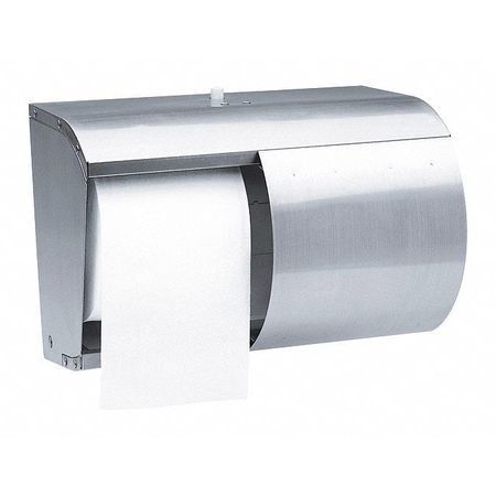 [09606] Kimberly-Clark Bath Tissue Dispensers, Coreless, Double Roll, Stainless Steel