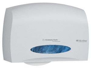 [09603] Kimberly-Clark MicroBan® Tissue Dispensers, Pearl White, For 07006