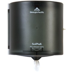 [58201] Georgia-Pacific SofPull® Translucent Smoke High Capacity Centerpull Towel Dispenser