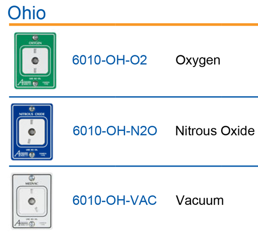[9000-0000-0223] Belmed Nitrous Latch Plate Assemblies - Concealed Outlet - Ohio