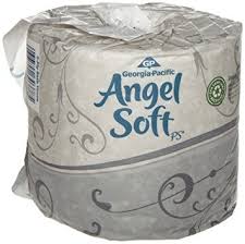 [16840] Georgia-Pacific Angel Soft Ps® Premium Embossed Bathroom Tissue, 2-Ply, White, 450 sht/rl