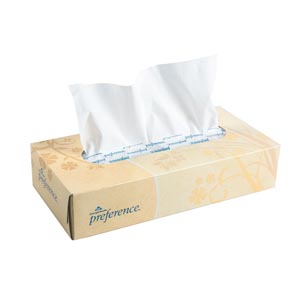 [48100] Georgia-Pacific Preference® Facial Tissue, White