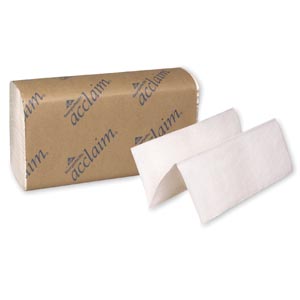 [20204] Georgia-Pacific Acclaim® Multifold Towels, Paper Band, White