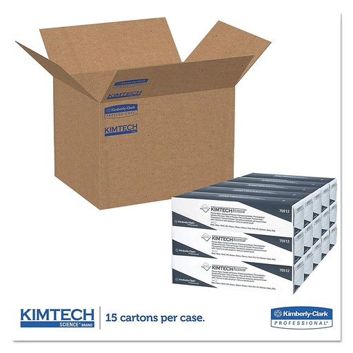 [75512] Kimberly-Clark Kimtech Precision Wipes Tissue Wipers, 11.8" x 11.8"