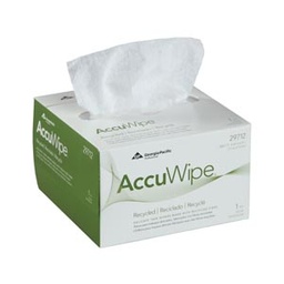 [29712] Georgia-Pacific Accuwipe® Task Wipers, Recycled Delicate, 1-Ply, White, 280/bx, 60 bx/cs